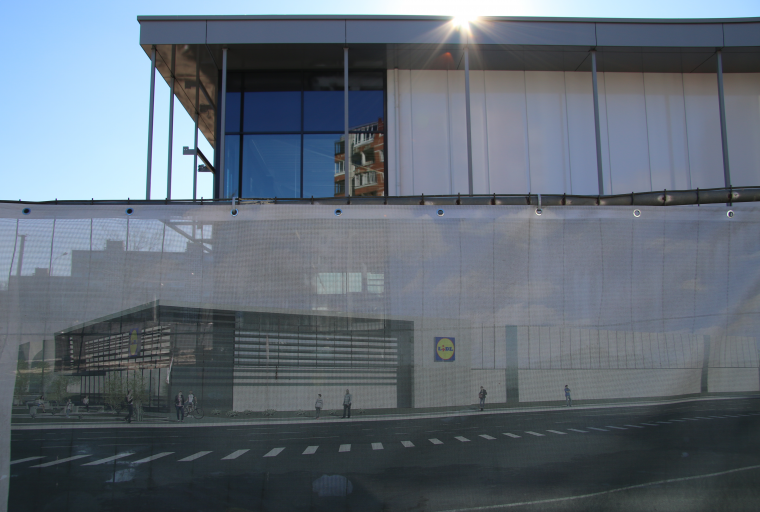 Construction of a new chain's store in Vilnius