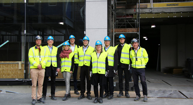 Visiting Sergelhuset construction site
